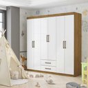 Ver imagem 1 de Guarda Roupa Infantil Elissa 6 Portas Carioca Moveis