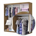 Ver imagem 5 de Guarda Roupa Infantil Elissa 6 Portas Carioca Moveis