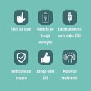 Ver imagem 3 de Bola Giratoria Smart Inteligente Brinquedo Gato Pet Bolinha Petshop Usb Bateria Recarregavel Animal 