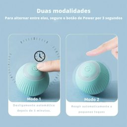 Bola Giratoria Smart Inteligente Brinquedo Gato Pet Bolinha Petshop Usb Bateria Recarregavel Animal - 7 Bola Giratoria Smart Inteligente Brinquedo Gato Pet Bolinha Petshop Usb Bateria Recarregavel Animal - 7