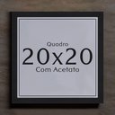 Ver imagem 4 de Kit 3 Unidades Moldura 20x20 Quadro com Acetato