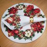 Kit 4 Guardanapos de Tecido Guirlanda Festa Natal 40cmx40cm - 2