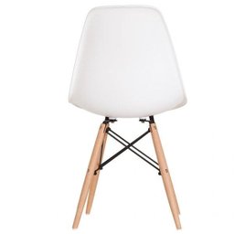 Conjunto de 4 Cadeiras Pp Base Madeira Eames Dsw-m  - 2