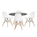 Ver imagem 7 de Conjunto de 4 Cadeiras PP Base Madeira Eames Dsw-m Branco