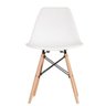 Conjunto de 4 Cadeiras Pp Base Madeira Eames Dsw-m  - 5
