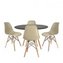 Ver imagem 7 de Conjunto de 4 cadeiras Pp Base Madeira Eames Dsw-m
