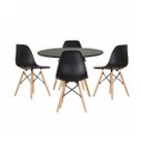 Ver imagem 7 de Conjunto de 4 Cadeiras Pp Base Madeira Eames Dsw-m 