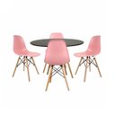 Ver imagem 7 de Conjunto de 4 Cadeiras Pp Base Madeira Eames Dsw-m