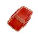 Ver imagem 2 de Pote Marmita Com Divisória Removível Lancheira Infantil Escola Passeio Fitness Rosa