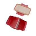 Ver imagem 5 de Pote Marmita Com Divisória Removível Lancheira Infantil Escola Passeio Fitness Rosa