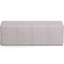 Ver imagem 3 de Puff Decorativo Living Sala de Estar 195 Cm Roma W01 Linho Bege - lyam