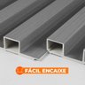 Kit 10 Painel Ripado Prime Madeira Pvc Pau Ferro 2,9m X 16cm - 6
