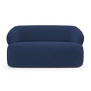Ver imagem 6 de Sofá Orgânico 03 Lugares Living Glee 170cm Veludo Azul Marinho - Desk Design