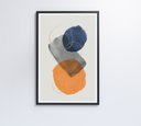 Ver imagem 7 de Quadro Abstrato Círculos 2 - 80x120 Cm - Adesivo Fotográfico