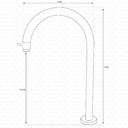 Ver imagem 5 de Kit Cuba de Vidro Oval + Torneira Clean Alta + Válvula Click