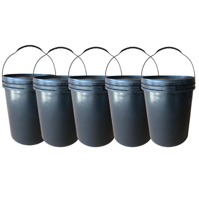 Balde 16l Reciclado para Ordenha Leite - 5 Pçs - 1