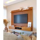 Ver imagem 2 de Painel para Tv Home Suspenso Ripado Ambiente Loft 2.2 Nature - Imcal