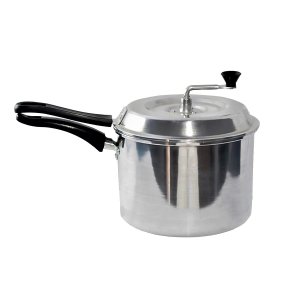 Panela Pipoqueira em Alumínio Polido Tampa Manivela 20cm Global 194glb