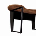 Ver imagem 5 de Mesa Escrivaninha Linear Orgânica em MDP e Metal 175x92cm Corporate F5 Marrom/Nogal/Preto