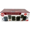 Ver imagem 2 de Conjunto de Xícaras de Café na Cor Preta 6 Peças 80ml - D0ca53 - Dolce Home