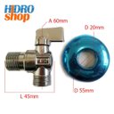 Ver imagem 4 de Registro angular bebedouro filtro e maquinas em geral 1/2" x 1/2 Curta - 88404