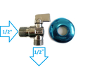 Ver imagem 2 de Registro angular bebedouro filtro e maquinas em geral 1/2" x 1/2 Curta - 88404