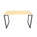 Ver imagem 6 de MESA DE ESCRITÓRIO INDUSTRIAL 100X50CM MADEIRA E PÉ EM L FERRO PINUS 30MM