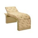 Ver imagem 1 de Maca Estofada Estética Cílios Regulável Spa Suede Ana:bege