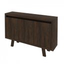 Ver imagem 4 de Kit 5 Peças 1 Escrivaninha, 2 Balcões, 1 Estante e 1 Gaveteiro Espresso Móveis