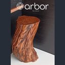 Ver imagem 5 de Mesa Lateral Tronc Doré Biofílica Madeira Maciça