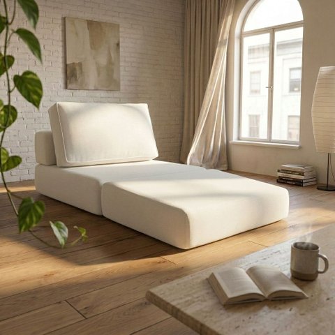 Poltrona Cama na Caixa 90 cm Versa Bouclê B05 - D'Rossi