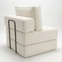 Ver mais imagens de Poltrona Cama na Caixa 90 cm Versa Bouclê B05 - D'Rossi