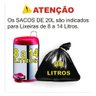 Saco de Lixo 10 Litros Preto 100 Unidades Fabricante - 2