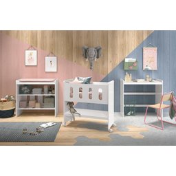 Mini Berço Moisés Zain Branco Brilho 3 em 1 - Reller - 5