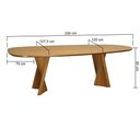 Ver imagem 4 de Conjunto de Mesa e Cadeiras Califórnia 8 Lugares MDF 250cm