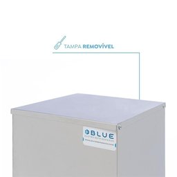 Bebedouro Purificador Industrial Blue Coluna 2 Torneiras Gelada 25l Pic25l220vg-2t Inox 220v - 5