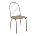 Ver imagem 3 de Conjunto de Mesa Completo com 4 Cadeiras Estofadas Cmc1026cr Kappesberg Crome