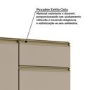 Ver imagem 6 de Balcão de Cozinha para Pia 100% MDF 3 Portas e 2 Gavetas sem Tampo 120cm Cora Luciane Móveis