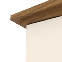 Ver imagem 4 de Guarda Roupa Casal Andréas 6 Portas Nature/Off White com Espelho - Móveis Henn