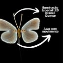 Ver imagem 4 de Borboleta Iluminada Led com Movimento na Asa 40x30cm para Jardim e Decoração Natalina Bivolt com Has