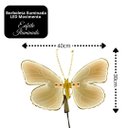 Ver imagem 5 de Borboleta Iluminada Led com Movimento na Asa 40x30cm para Jardim e Decoração Natalina Bivolt com Has