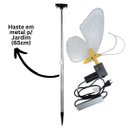 Ver mais imagens de Borboleta Iluminada Led com Movimento na Asa 40x30cm para Jardim e Decoração Natalina Bivolt com Has