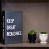 Caixa Livro "Keep Great Memories" Preto 27X17X5Cm - 5