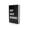 Caixa Livro "Keep Great Memories" Preto 27X17X5Cm - 1