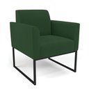 Ver mais imagens de Sofá Namoradeira com 2 Poltronas Base Industrial Preto Marisa Veludo Verde D03 - D'Rossi