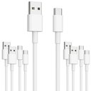 Ver imagem 1 de Kit 05 Cabo Celular 3.1a Flexivel Usb-c 1mt Inova Branco