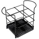 Ver imagem 1 de Organizador de Talheres Utimil Porta Garfo e Faca Preto para Mesa Bancada Armário