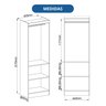 Guarda-roupa Modulado 2 Portas Infinity - 3