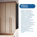 Ver mais imagens de Guarda-roupa Modulado 2 Portas Infinity