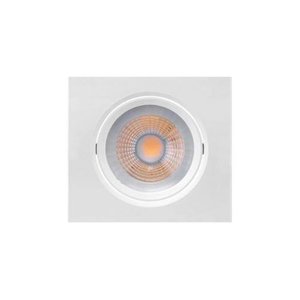 Embutido Led Quadrado Completo PAR20 7W Branco - Brilia